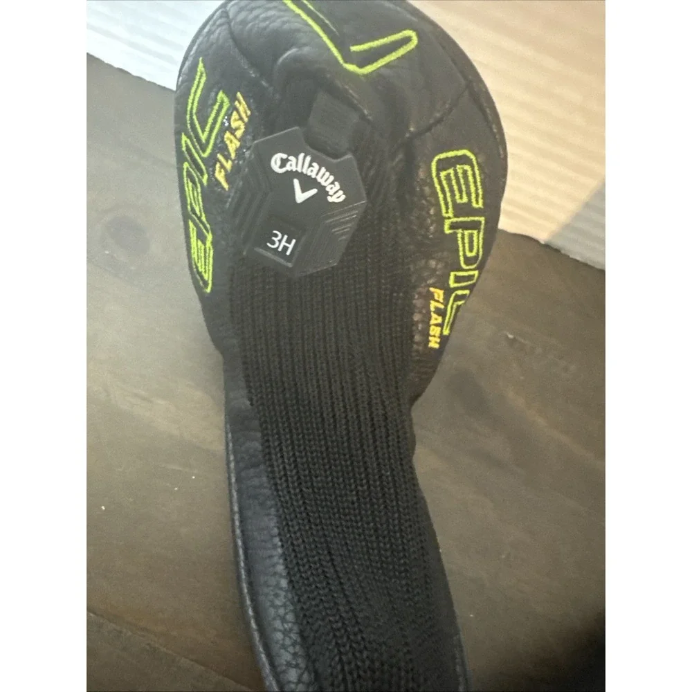 Callaway Golf Epic Flash‎ Black/White/Green Hybrid/Rescue Headcover